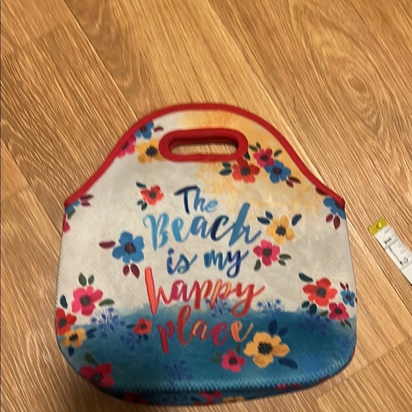Natural life Beach Lunch Tote like new. Never used.Neoprene insulated tote - Picture 5 of 7